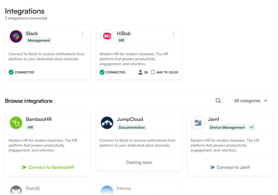Integrations
