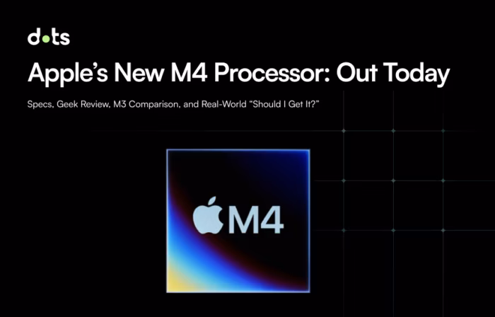 apple m4 processor review comparison 1x