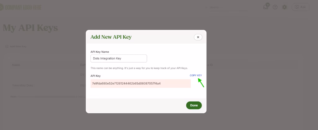 bamboohr api key generated