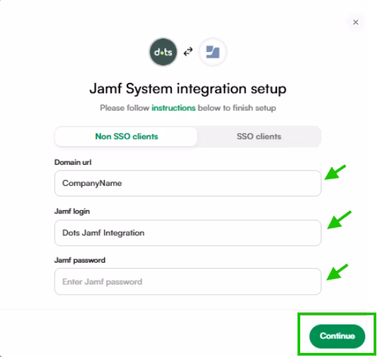 jamf assign server settings privileges