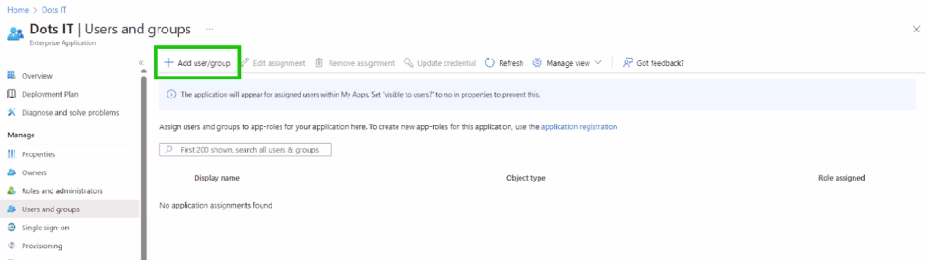 dots entra sso setup 6