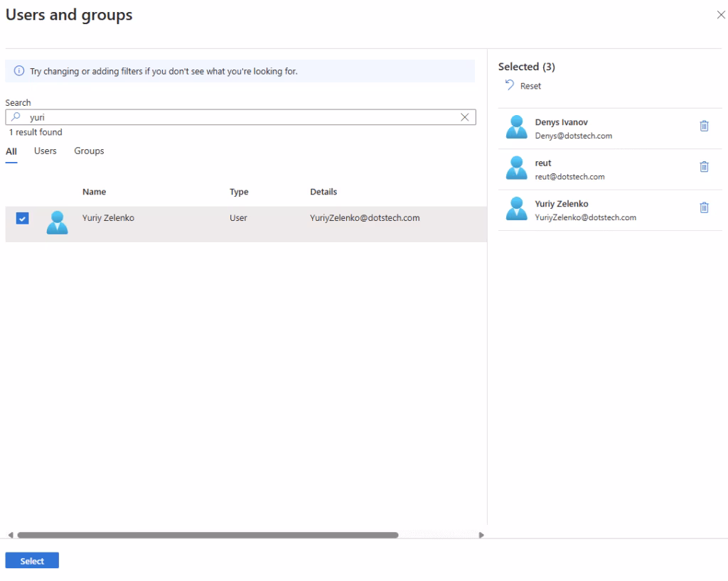 dots entra sso setup 8