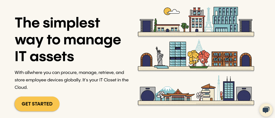 AllWhere home page